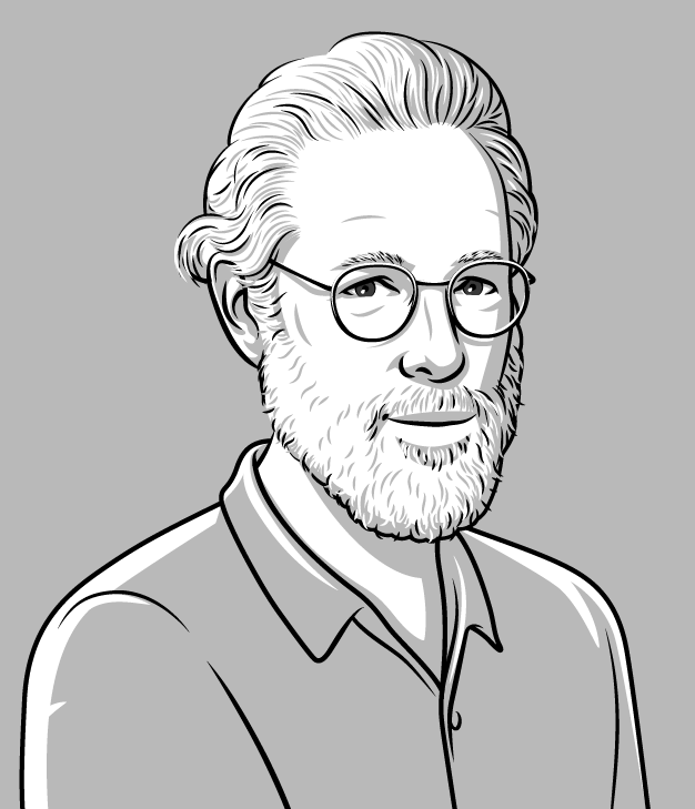 Portrait of geologist Paul Hoffman of the University of Victoria, British Columbia