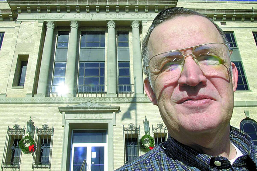 Photograph of Texas attorney Charles Sebesta. Sebesta was disbarred in 2015 after an investigation found he withheld crucial testimony that would have cleared a man of murder. Anthony Graves spent 18 years behind bars before being released.